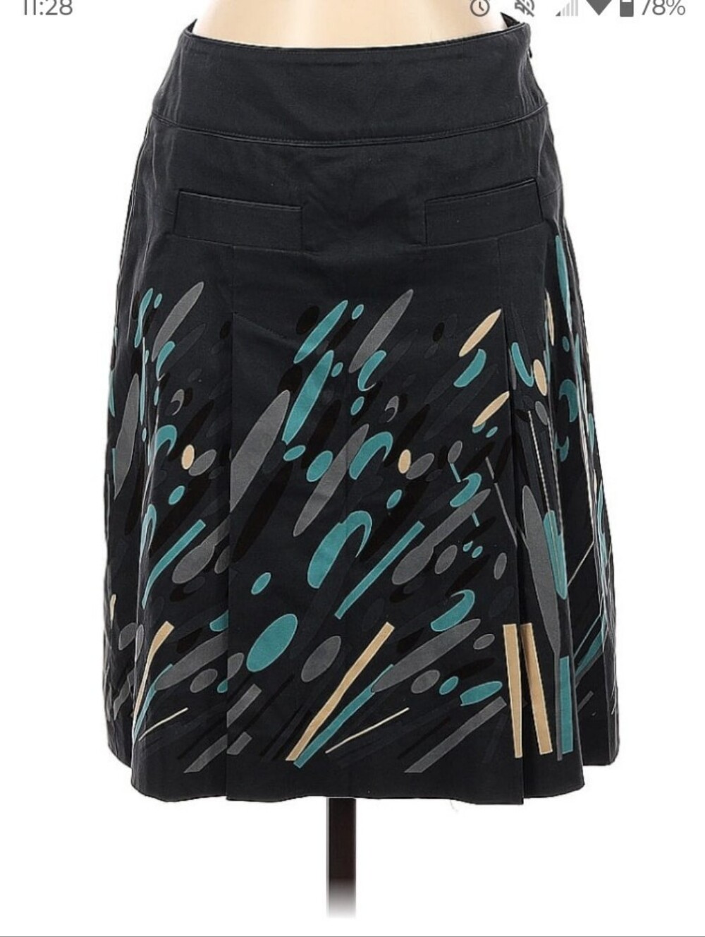 Etcetera Printed Skirt Women's Size 2
